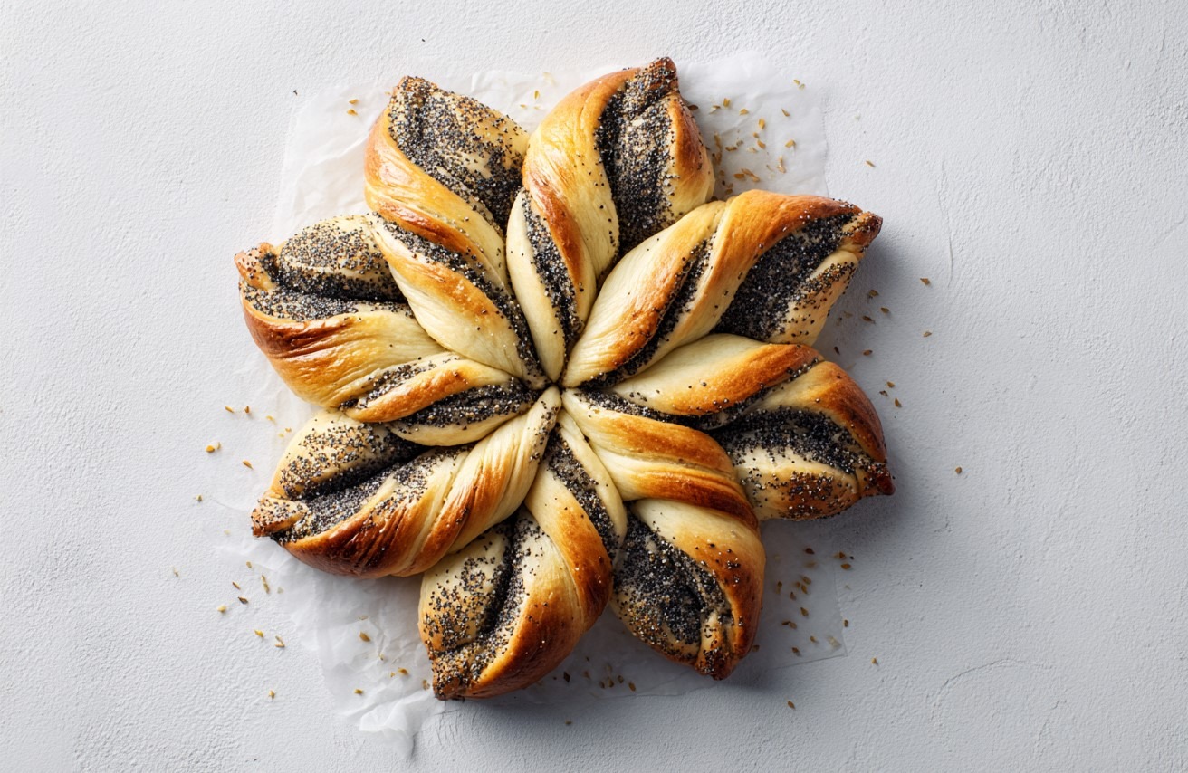 Bożonarodzeniowa gwiazda makowa