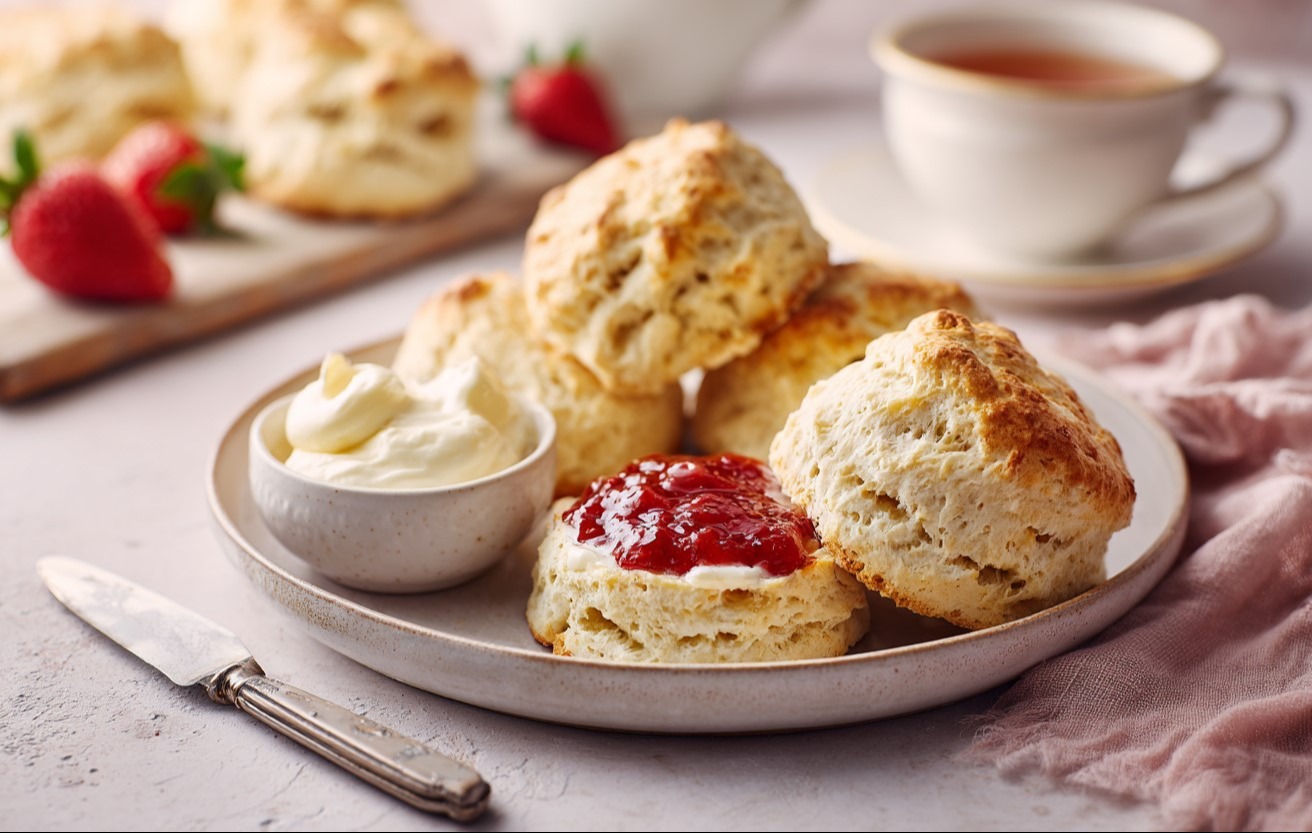 Angielskie bułeczki scones